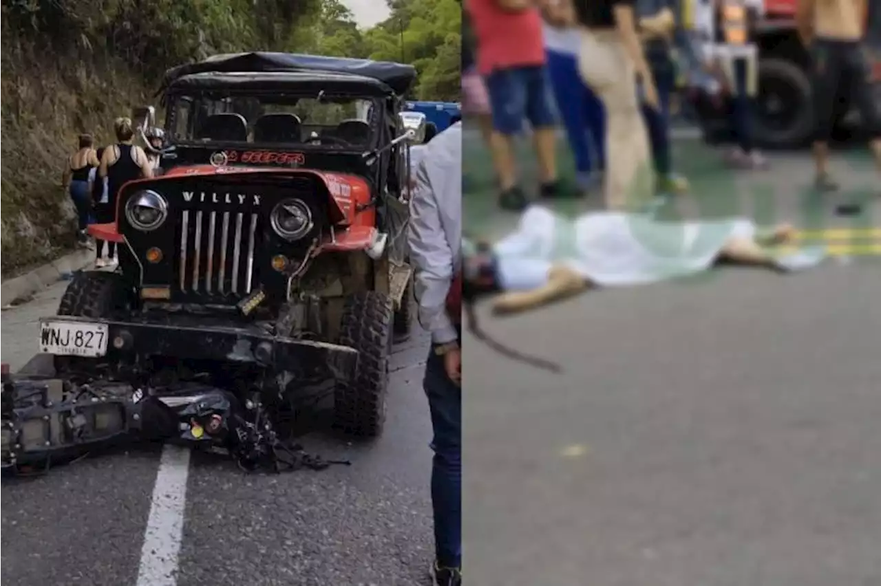 Aparatoso accidente dejó sin vida a motociclista y su acompañante; cerraron la vía - Pulzo