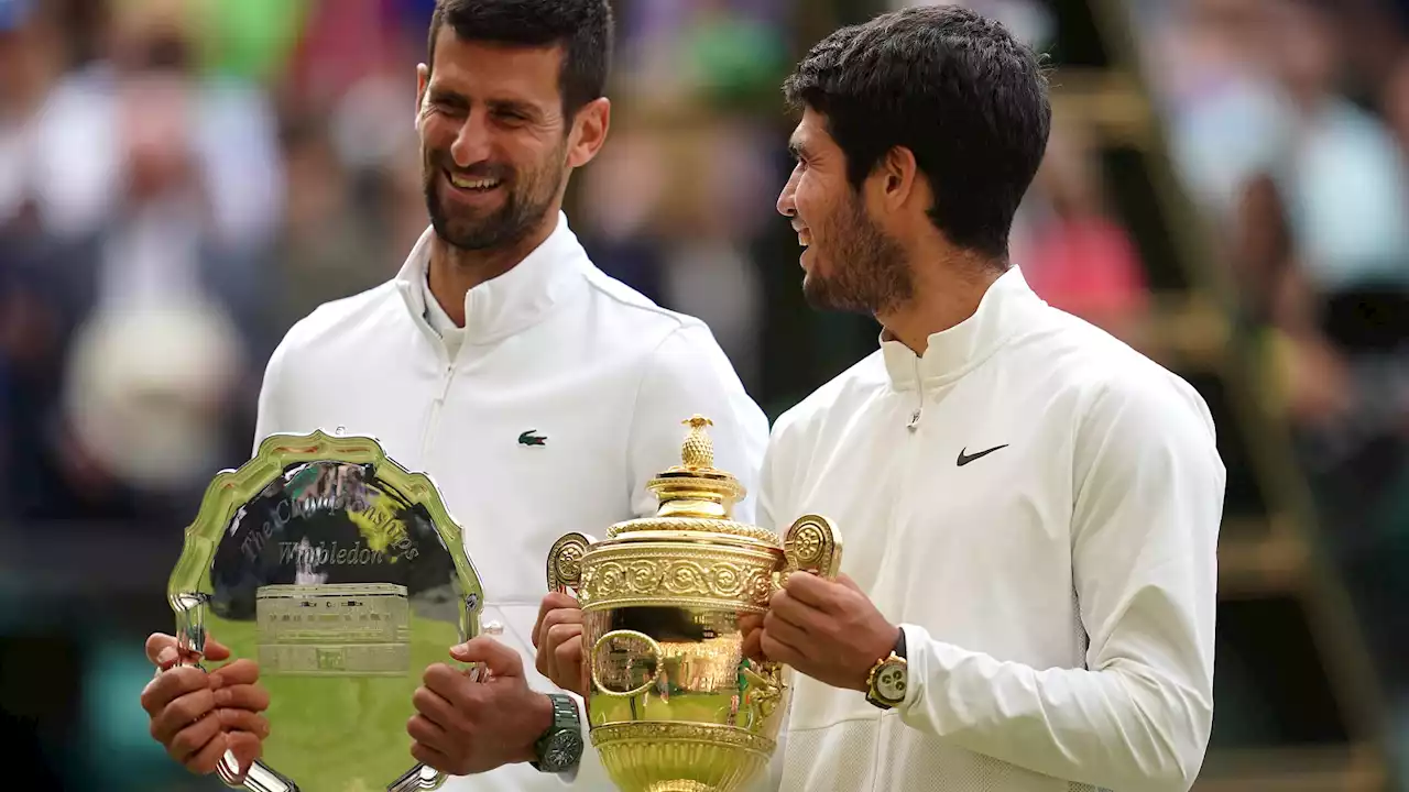 Wimbledon: Alcaraz, le parfait mix entre Djokovic, Nadal et Federer, selon le Serbe