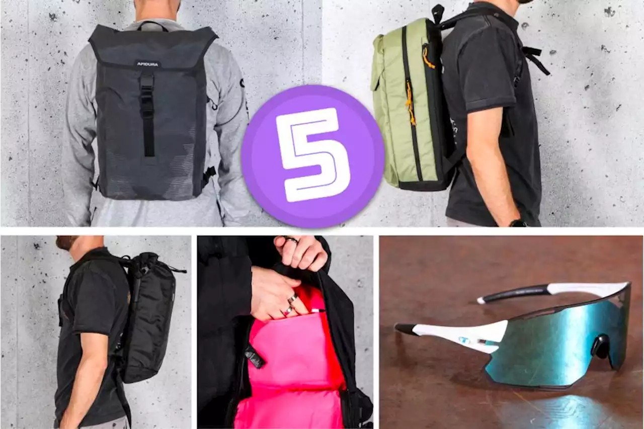 Bags and sunnies for cycling from Rapha, Apidura, Chrome Industries, Tifosi and Jack Wolfskin