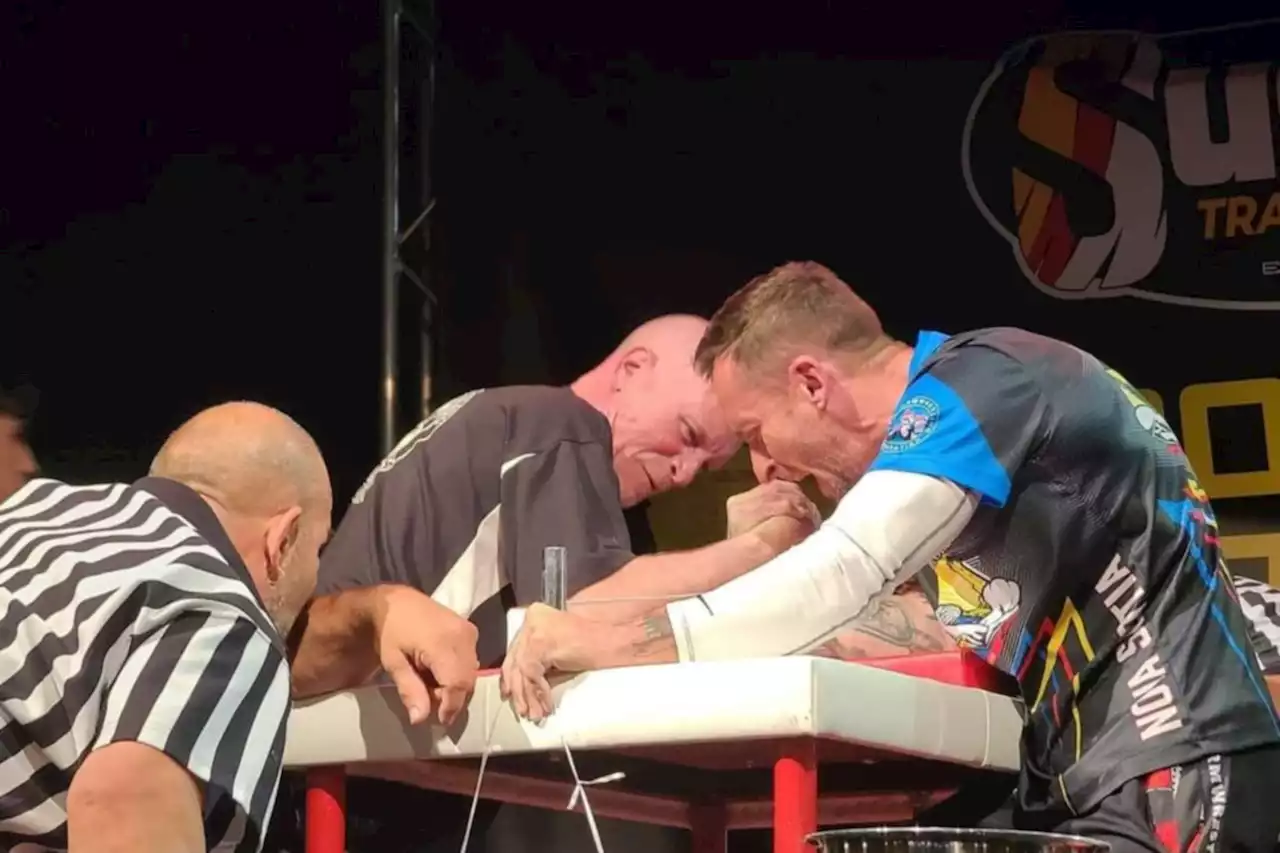 Ten years later, Sault arm wrestler finally gets his rematch