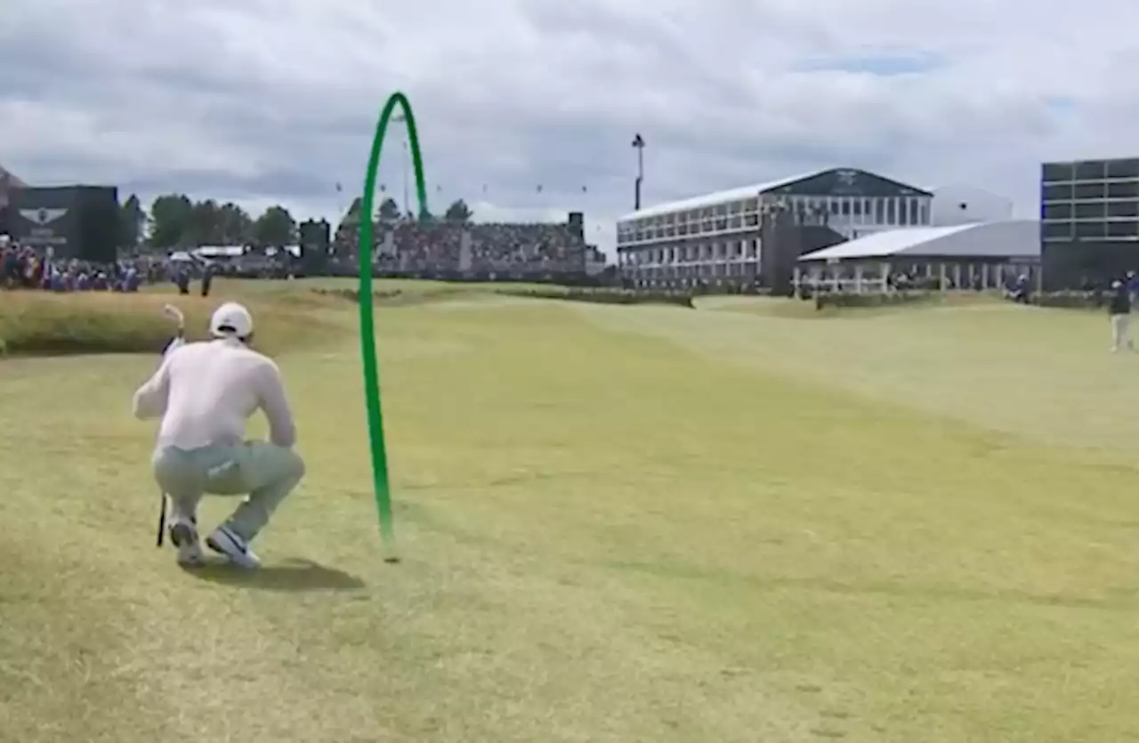 Rory McIlroy hails this approach on 18 as 'probably the best shot I've hit all year'