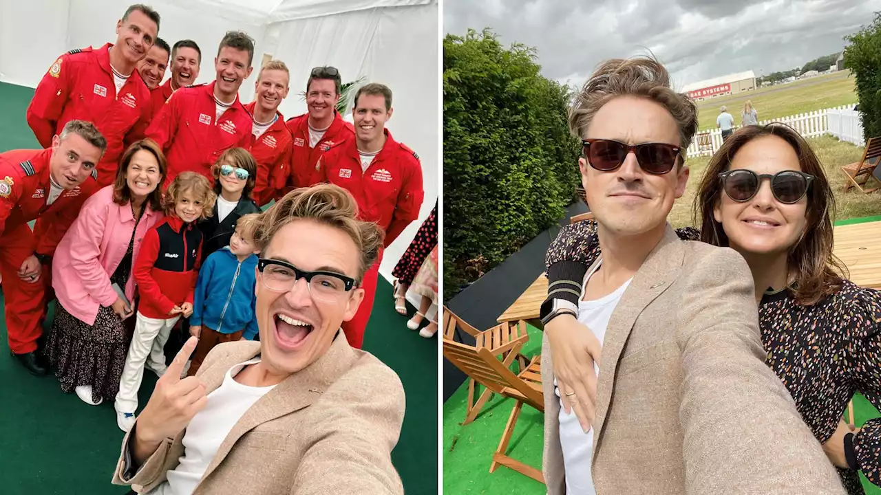 McFly-ing high! Singer meets the Red Arrows