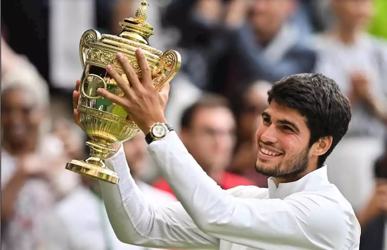 Alcaraz beats Djokovic in 5 sets to win first Wimbledon title