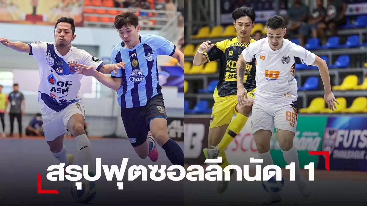 ห้องเย็นท่าข้าม ยังไม่สะดุดนำฝูงต่อ พร้อมสรุปผลทุกคู่ฟุตซอลไทยลีก