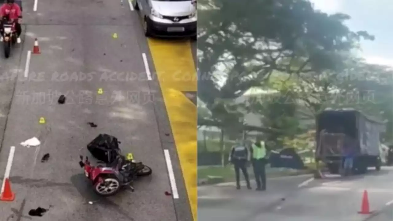 Motorcyclist, 38, dies after accident with van and lorry along Bedok North Road