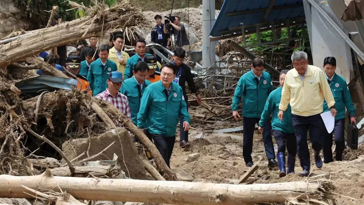 South Korea's president vows 'complete overhaul' of approach to extreme weather