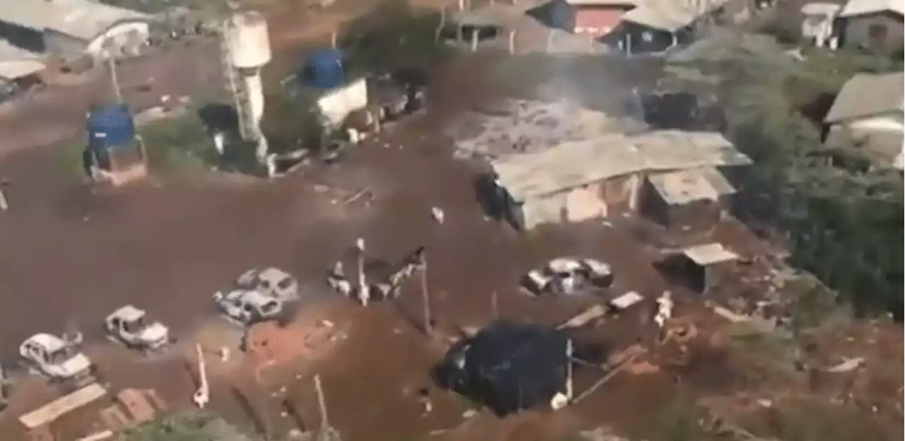 Conflito em aldeia de SC deixa 1 morto, 11 feridos e casas incendiadas