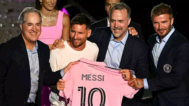 Lionel Messi Receives Pink Adidas Jersey at Inter Miami's Unveiling – WWD