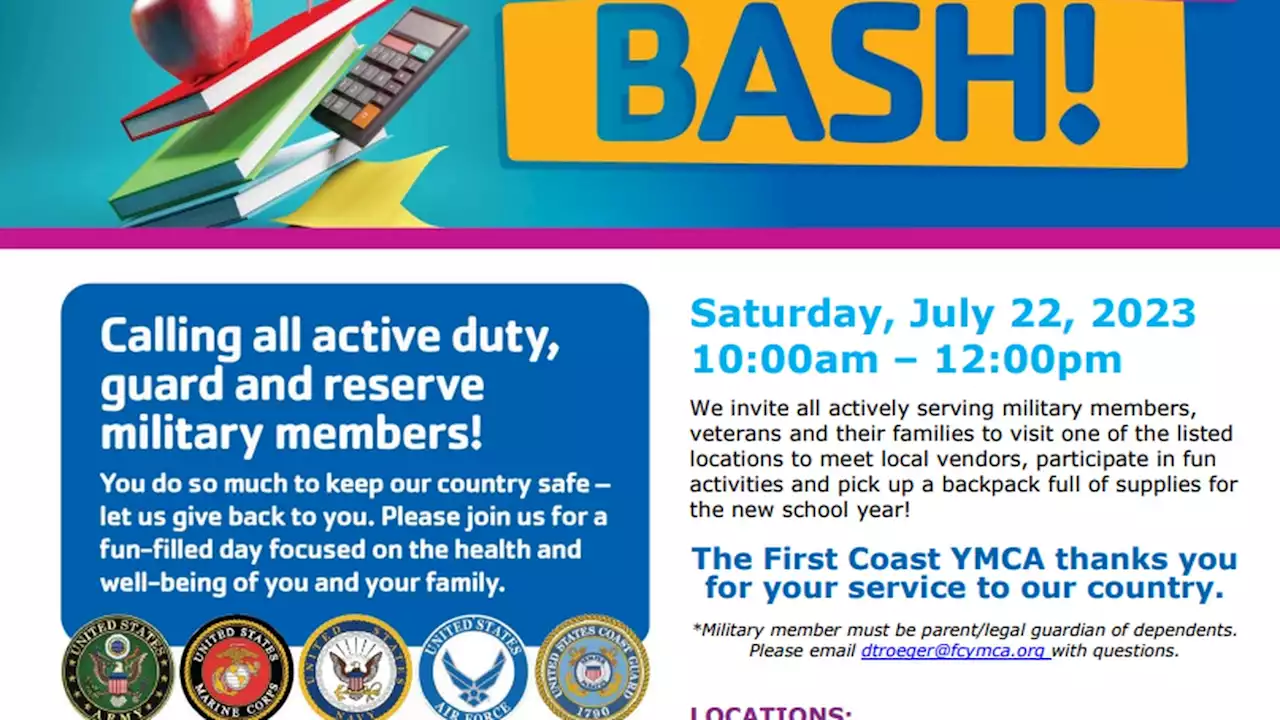 First Coast YMCA Military Appreciation Back-to-School Bash