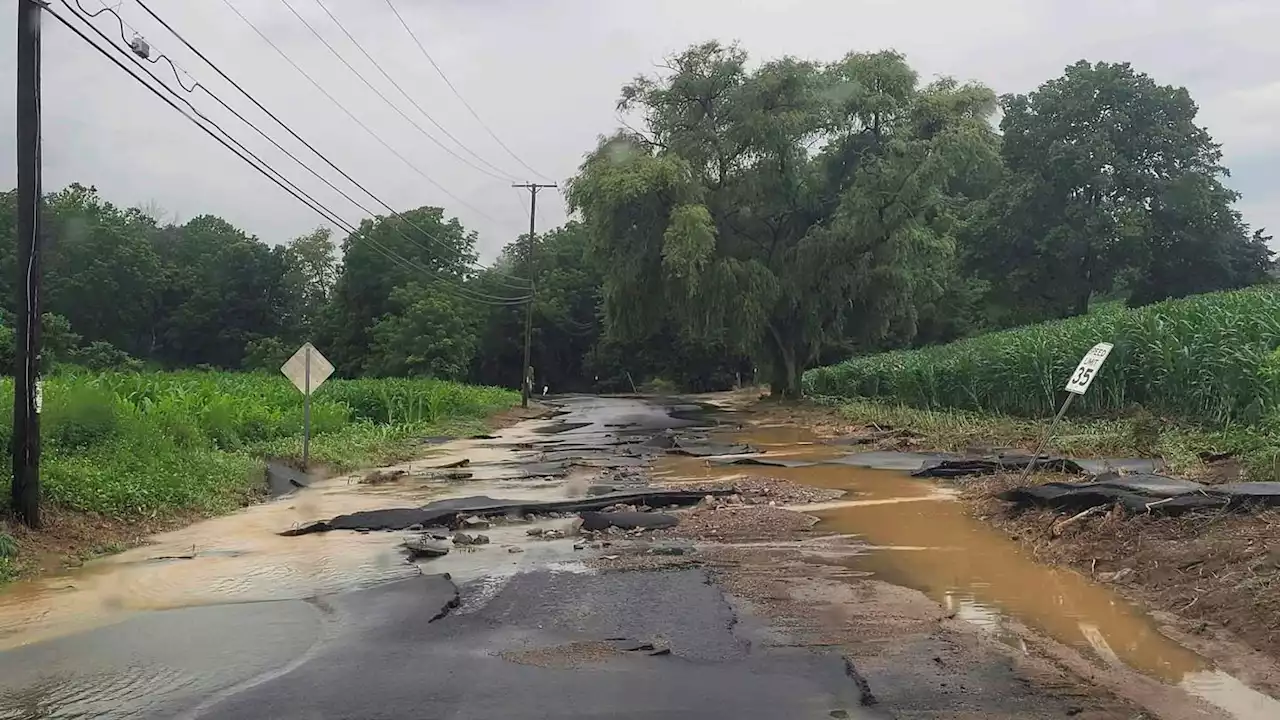 Massive search is underway for missing children swept away in suburban Philadelphia flash flood