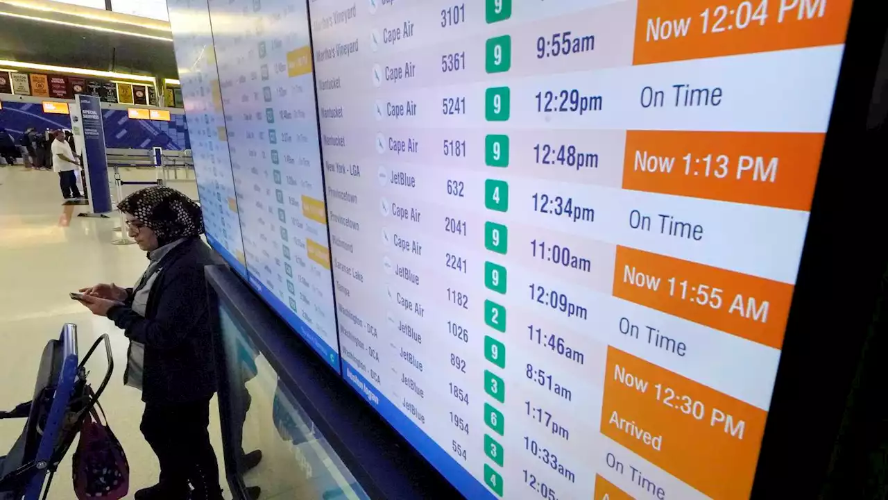 Severe weather causing hundreds of flight delays, cancellations across Northeast