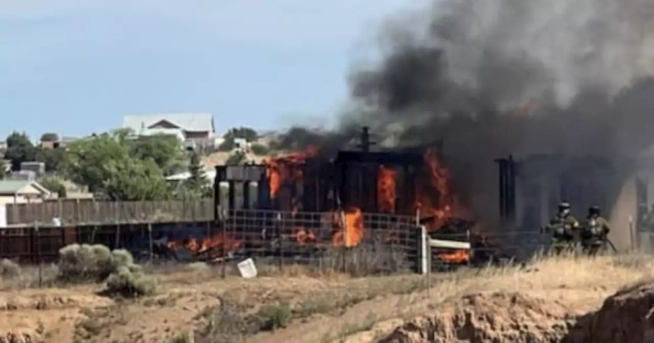 Plane crashes into house in New Mexico; at least 1 person dead