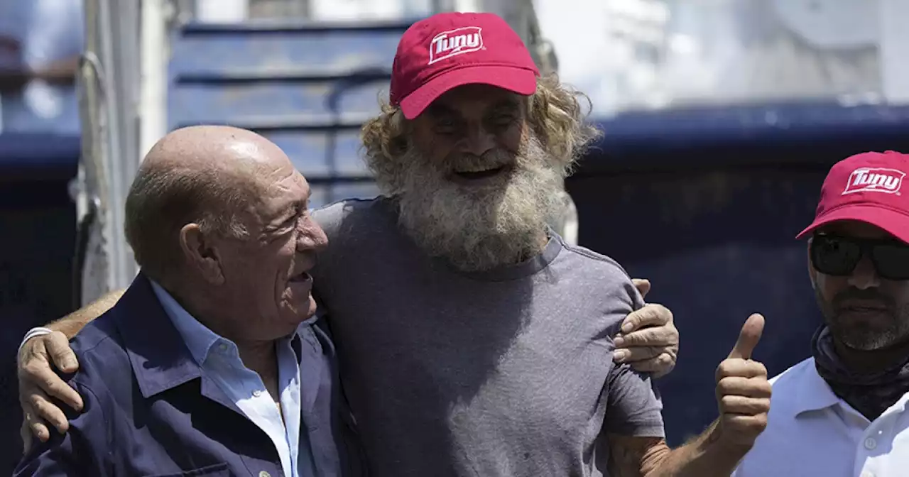 Rescued Australian man who was adrift 3 months in Pacific with dog 'grateful' to be alive