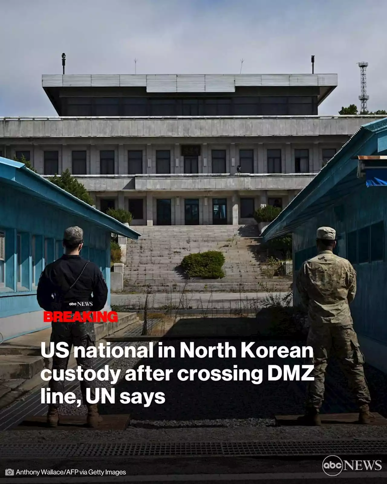 US service member in North Korean custody after crossing DMZ line