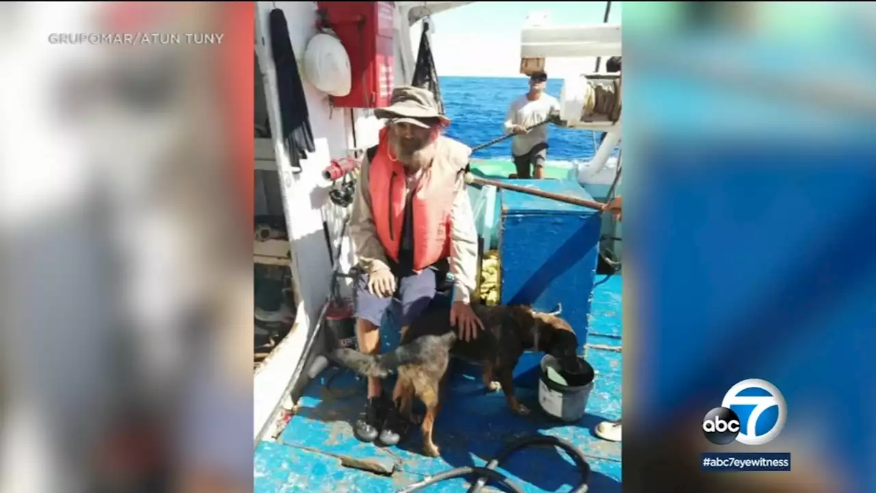 Australian man and his dog rescued by Mexican tuna boat after drifting 3 months in the Pacific Ocean