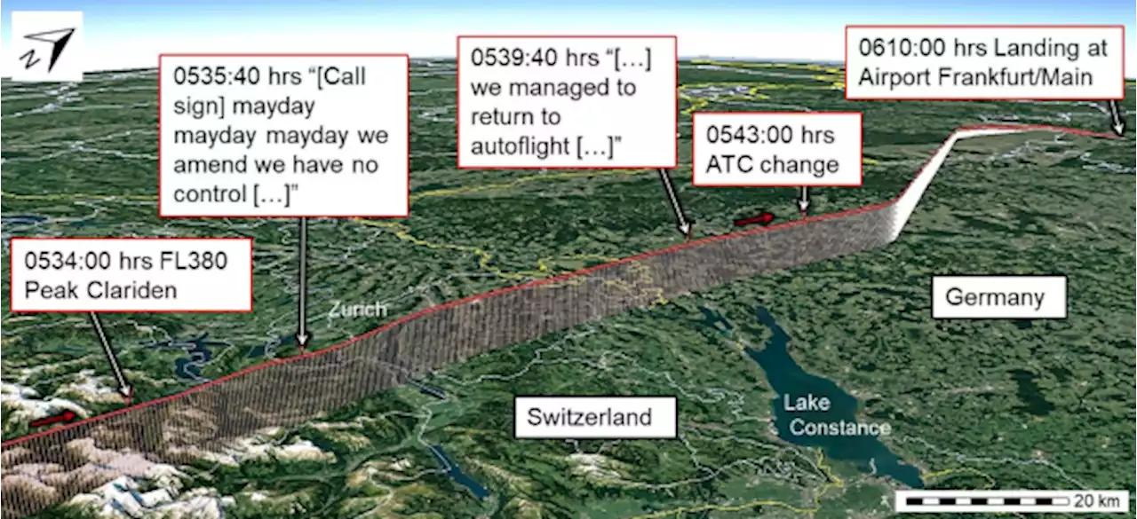 Piloten verloren über Schweizer Alpen Kontrolle über Airbus A340 - aeroTELEGRAPH