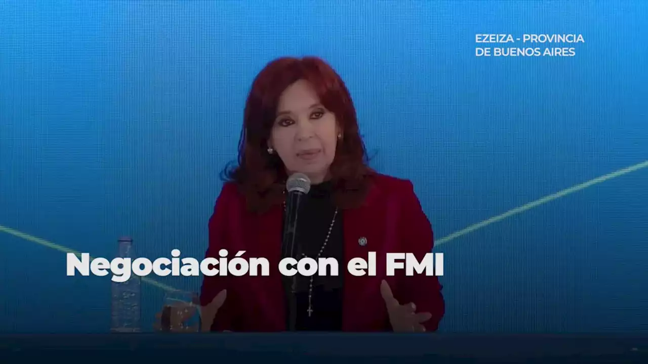 Cristina exhortó al FMI a hacerse cargo de sus propios desmanejos