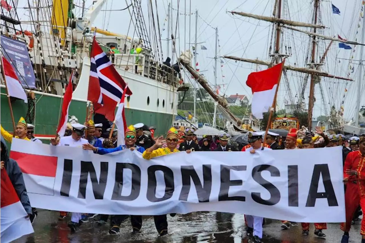 KRI Bima Suci kapal terbaik di ajang Tall Ship Race Norwegia