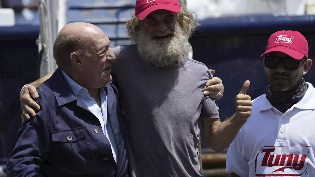 Rescued Australian man who was adrift 3 months in Pacific with dog 'grateful' to be alive