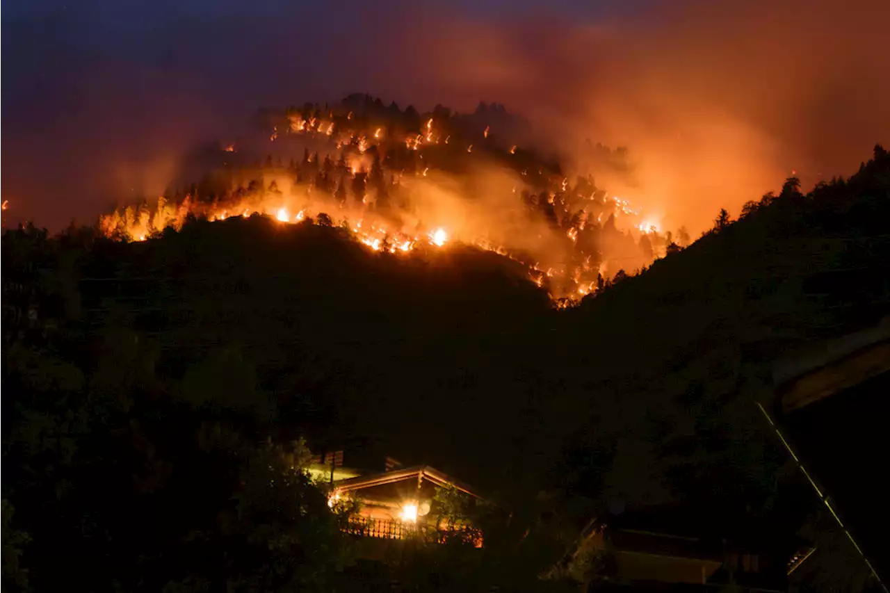 Hitzesommer-Ticker – Walliser Waldbrand hat sich «explosionsartig ausgebreitet» – Behörden warnen vor Steinschlag