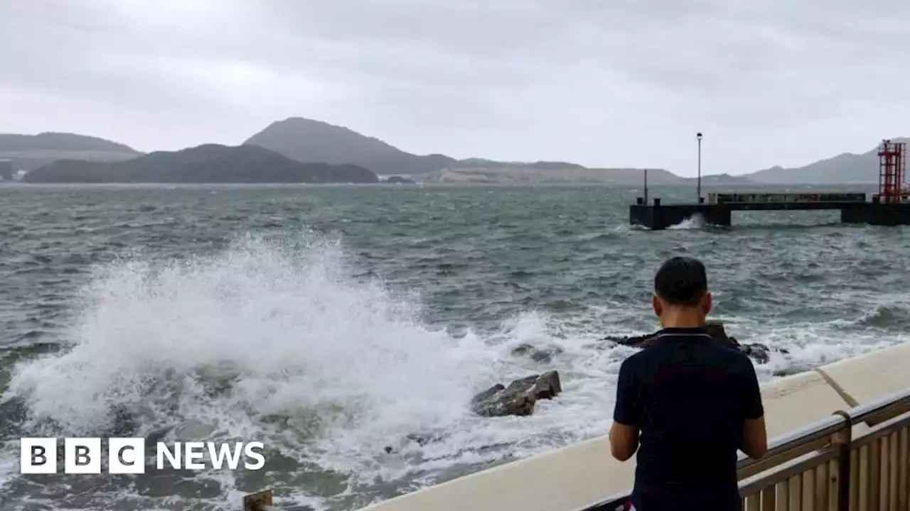 Typhoon Talim: Thousands evacuated as typhoon hits southern China