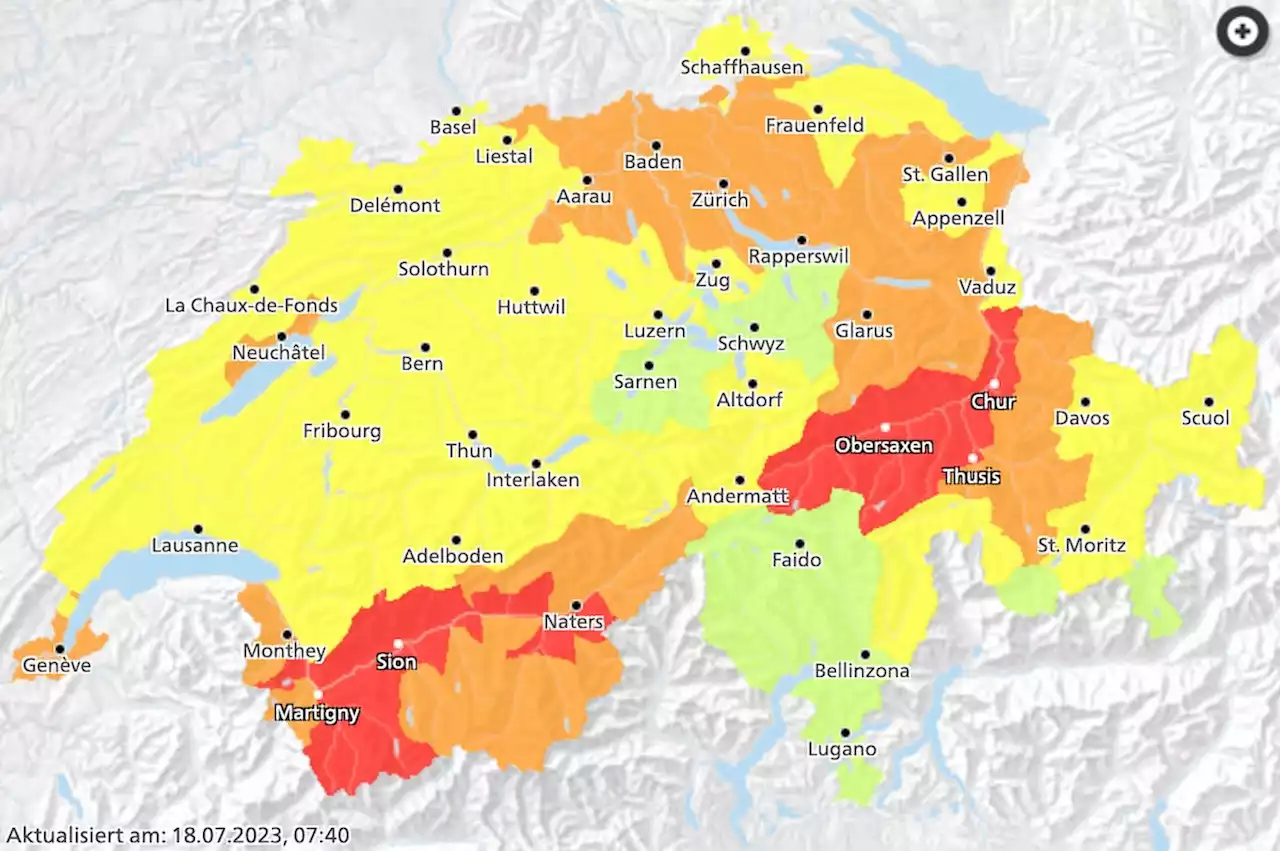 Hier ist die Waldbrandgefahr am grössten