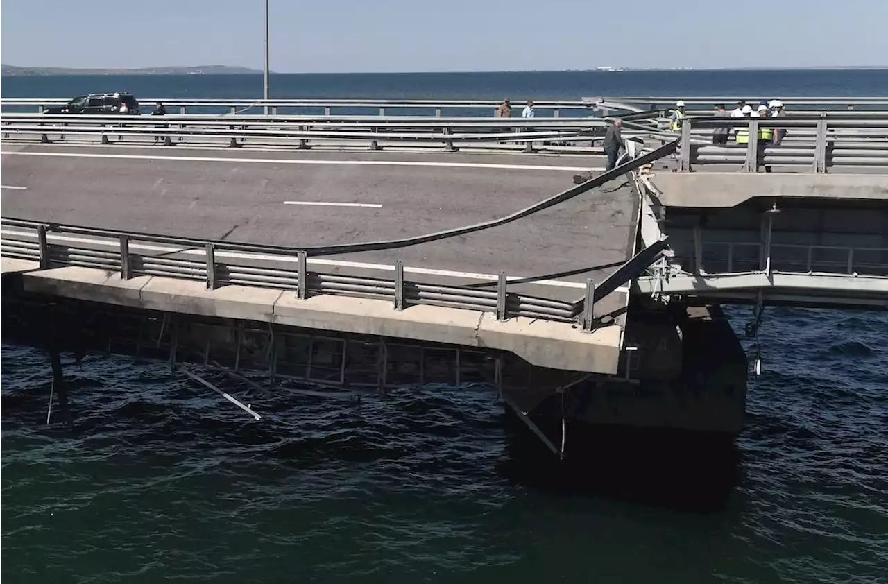 Russland attackiert Odessa aus der Luft +++ Krim-Brücke wieder für Autos befahrbar