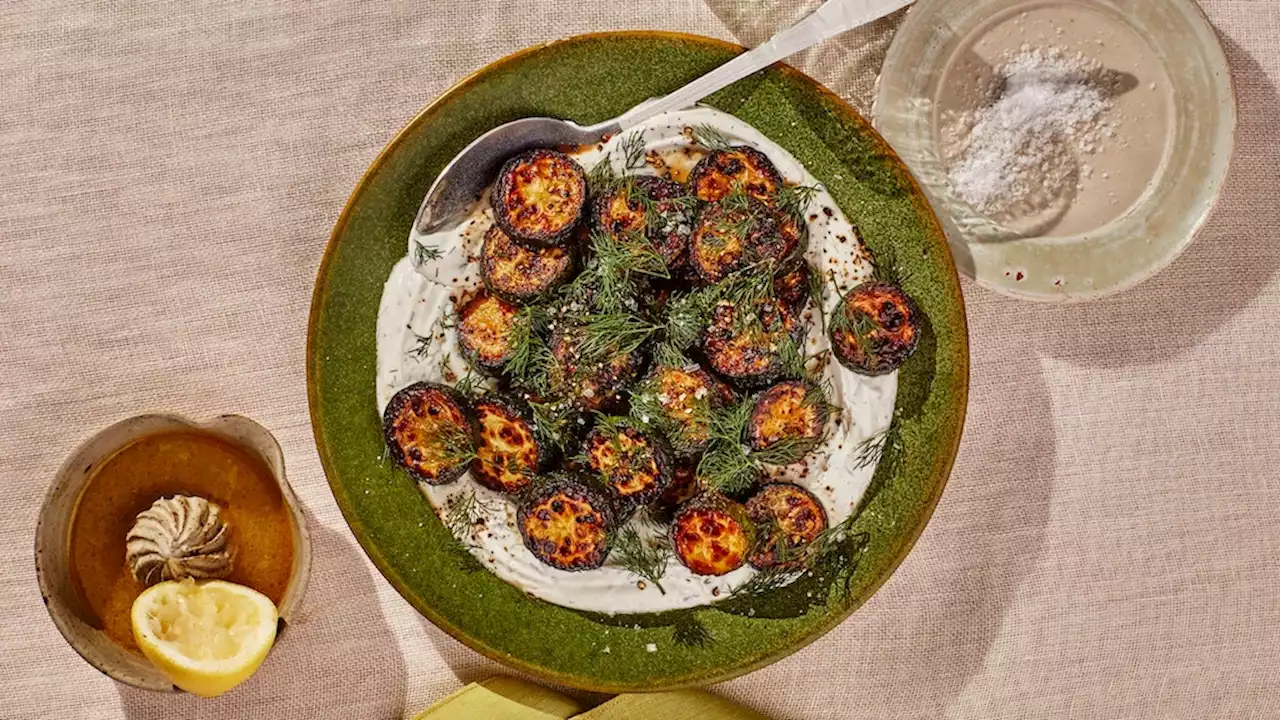 Lemony Zucchini With Sour Cream and Dill