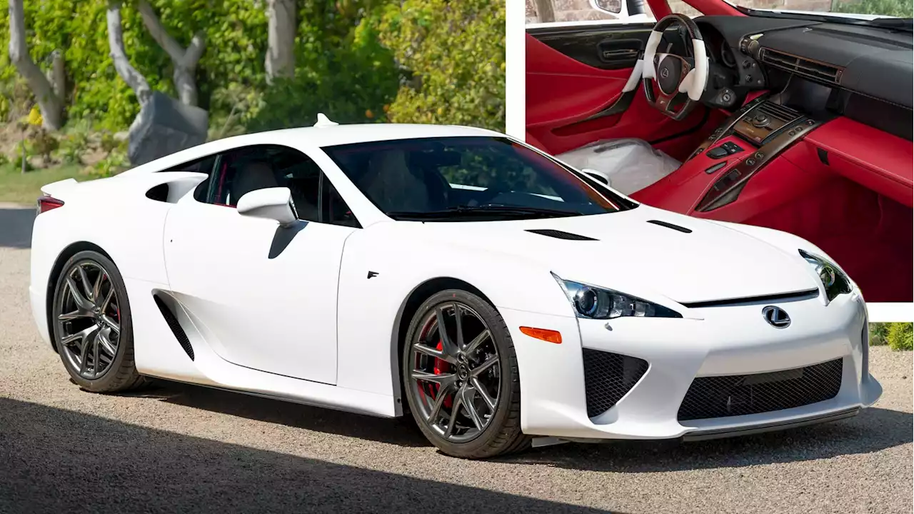 Here's Your Chance To Buy A Virtually New Lexus LFA In Delivery Wraps | Carscoops