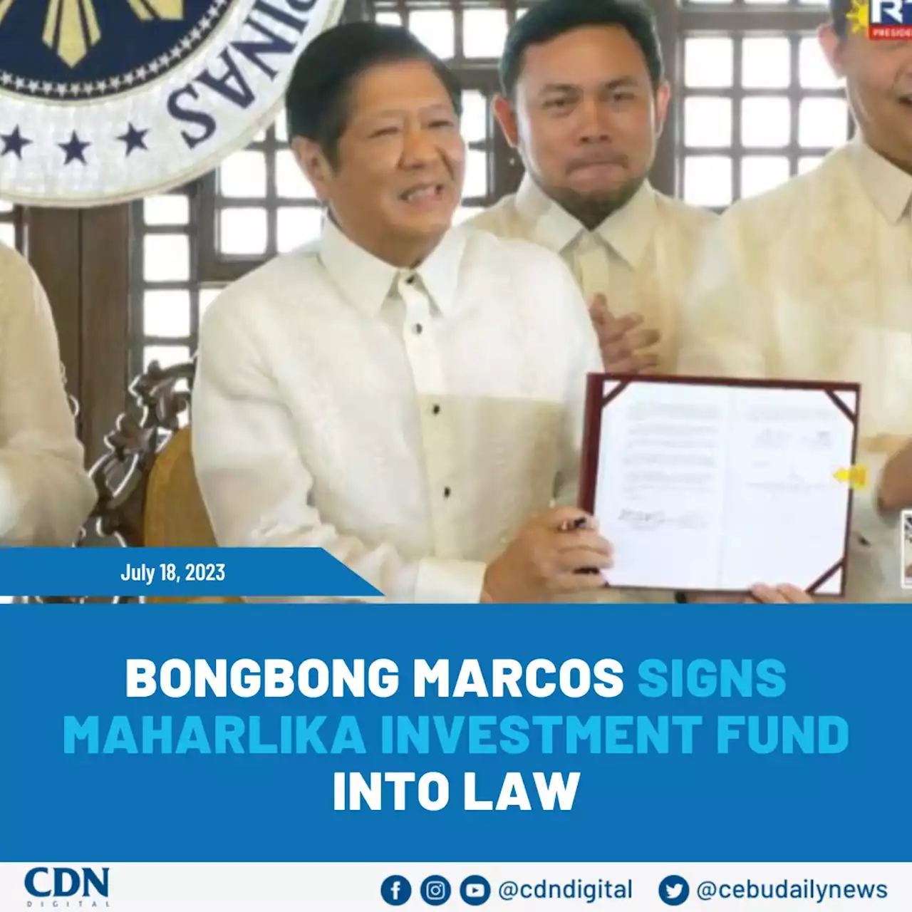 Bongbong Marcos signs Maharlika Investment Fund into law