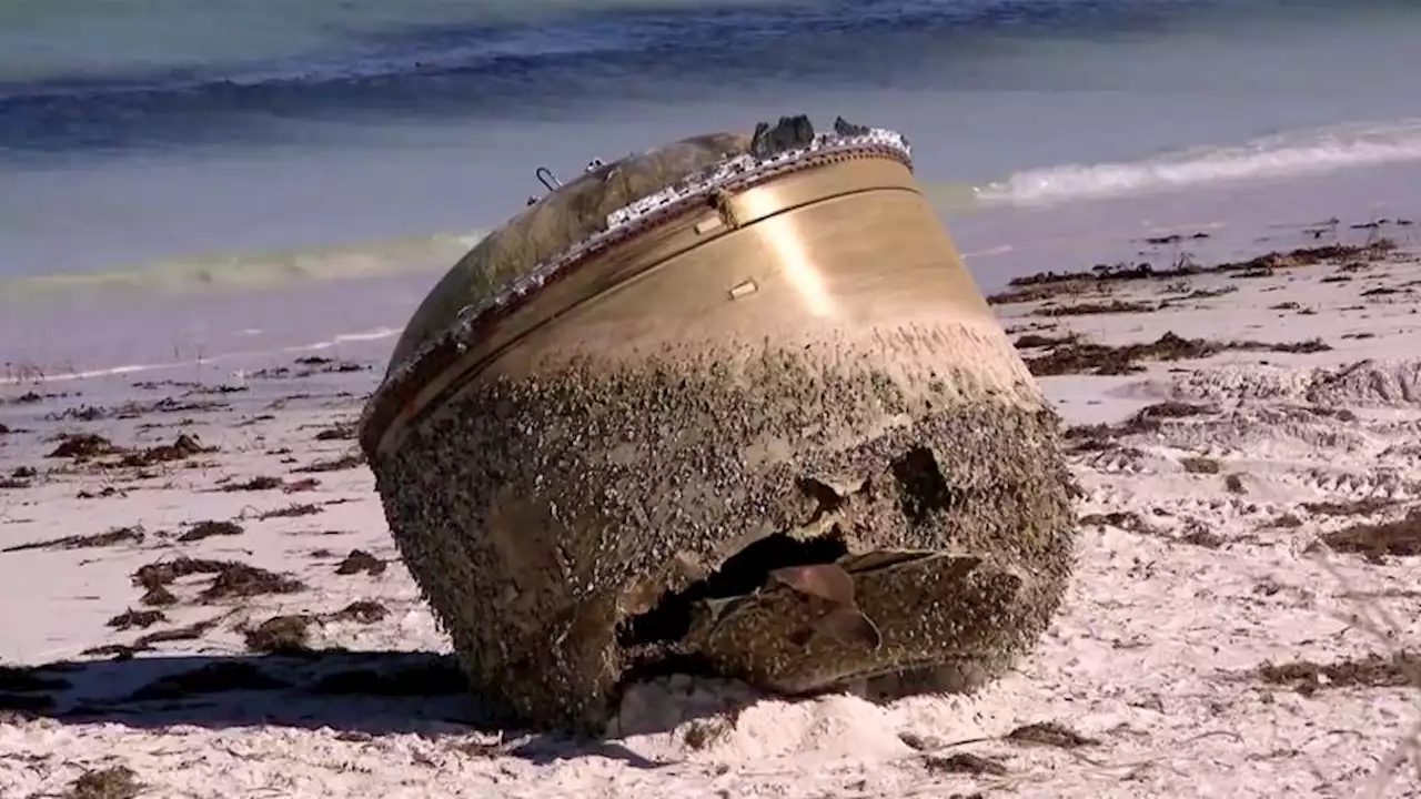 Mystery cylinder on Western Australia beach likely space junk, authorities say | CNN