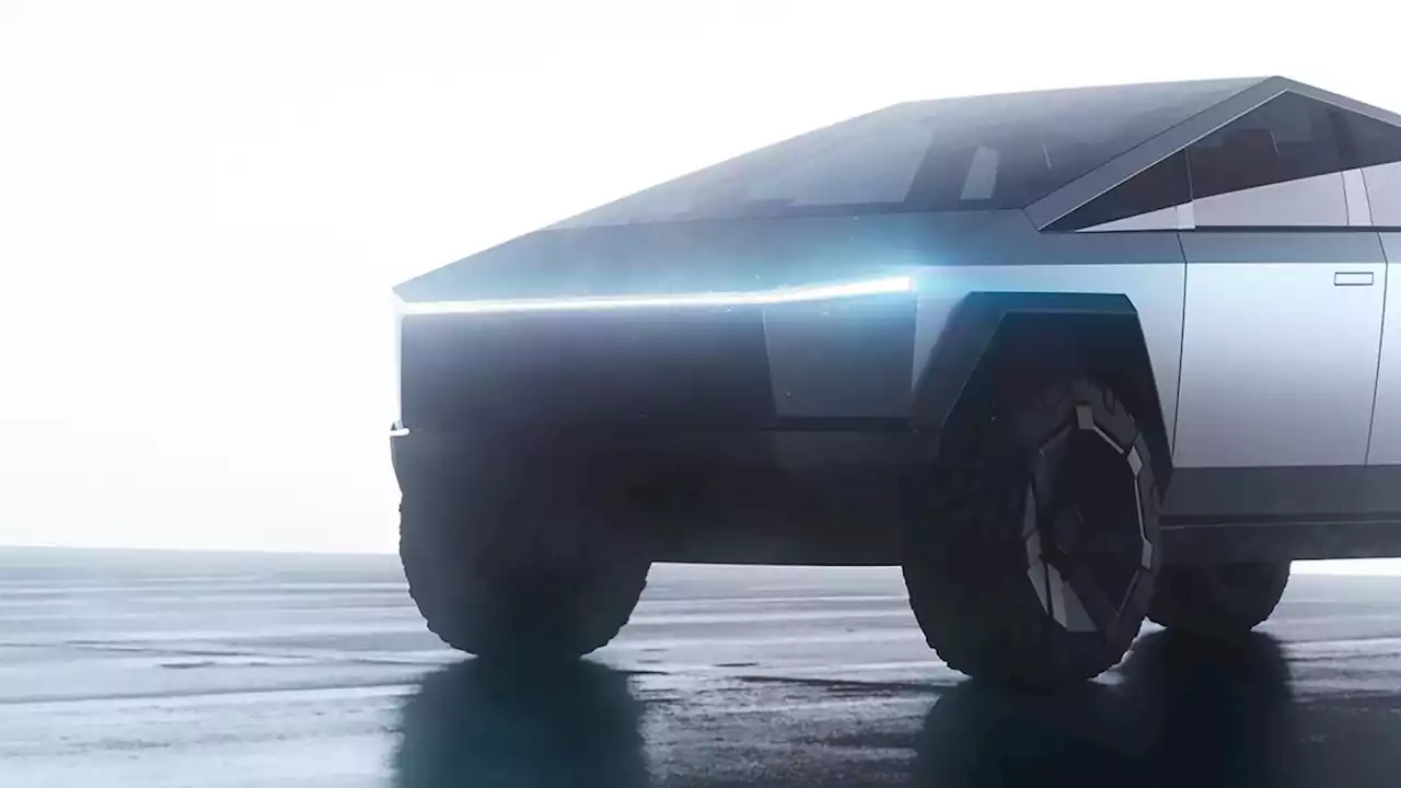 Tesla finally reveals its first finished Cybertruck