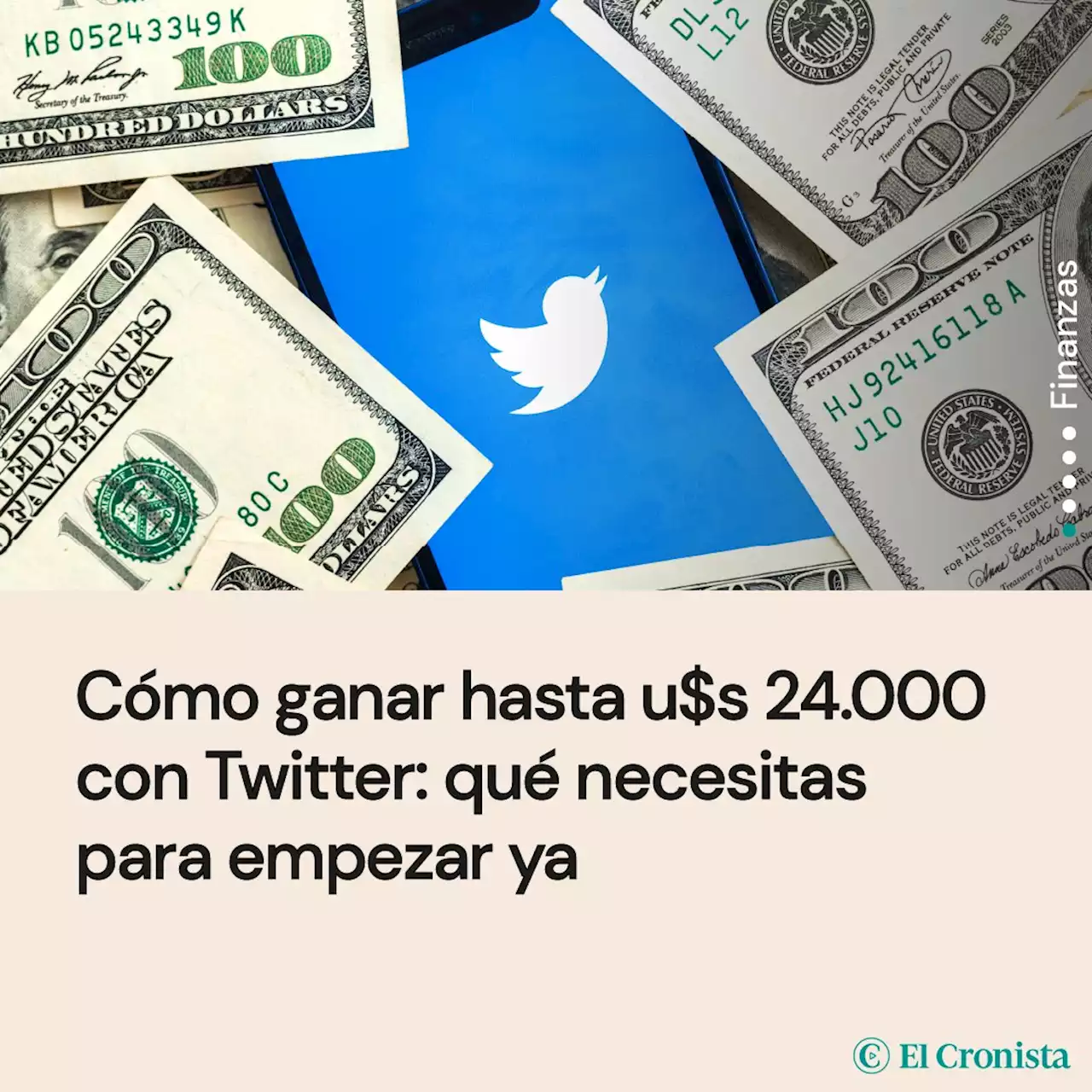 C�mo ganar hasta u$s 24.000 con Twitter: qu� necesitas para empezar ya