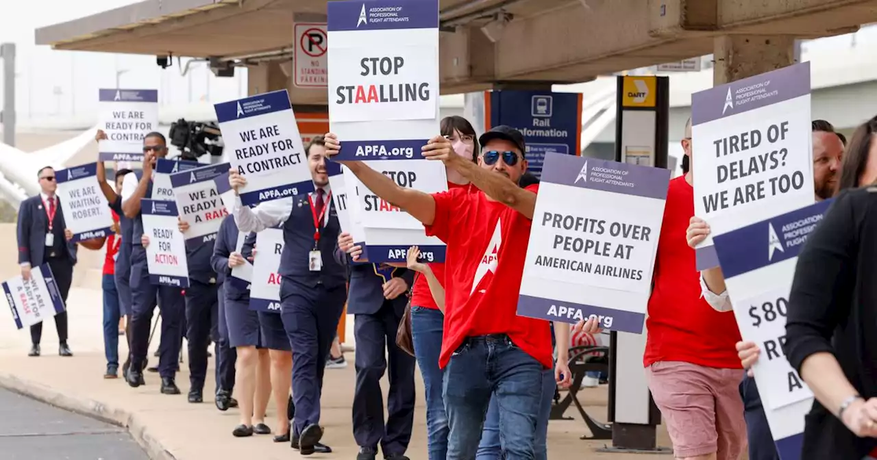 American Airlines flight attendants will vote on strike authorization