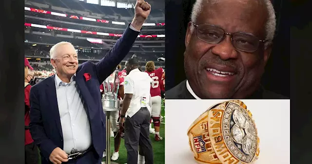 Dallas Cowboys Super Bowl ring Jerry Jones gave Clarence Thomas could be  worth $100k