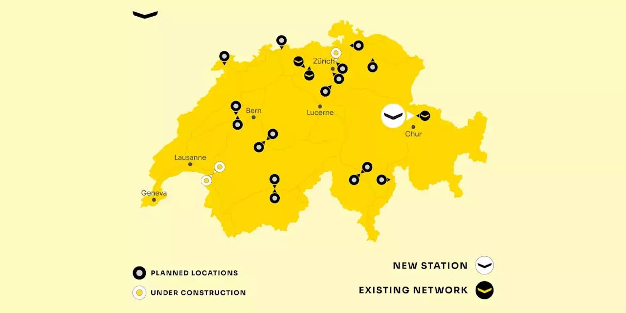 Fastned nimmt zwei HPC-Parks in der Schweiz in Betrieb - electrive.net