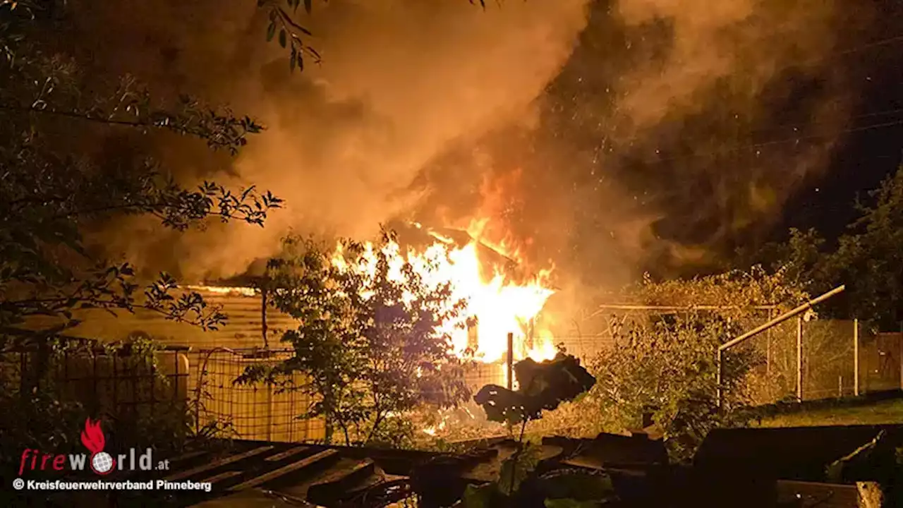 D: Zwei Gartenlauben in Elmshorn in Flammen → zahlreiche Züge ausgefallen