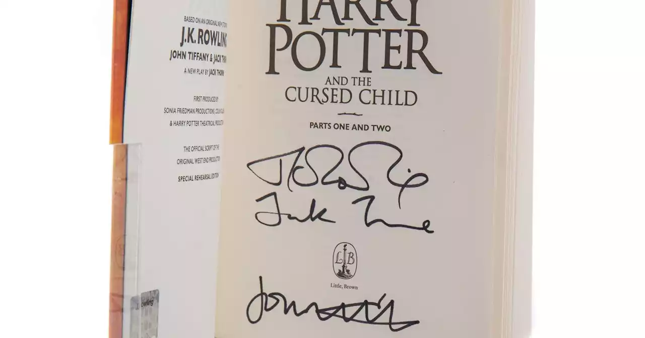 Signed Harry Potter book could fetch £1,000 at Glasgow auction this week