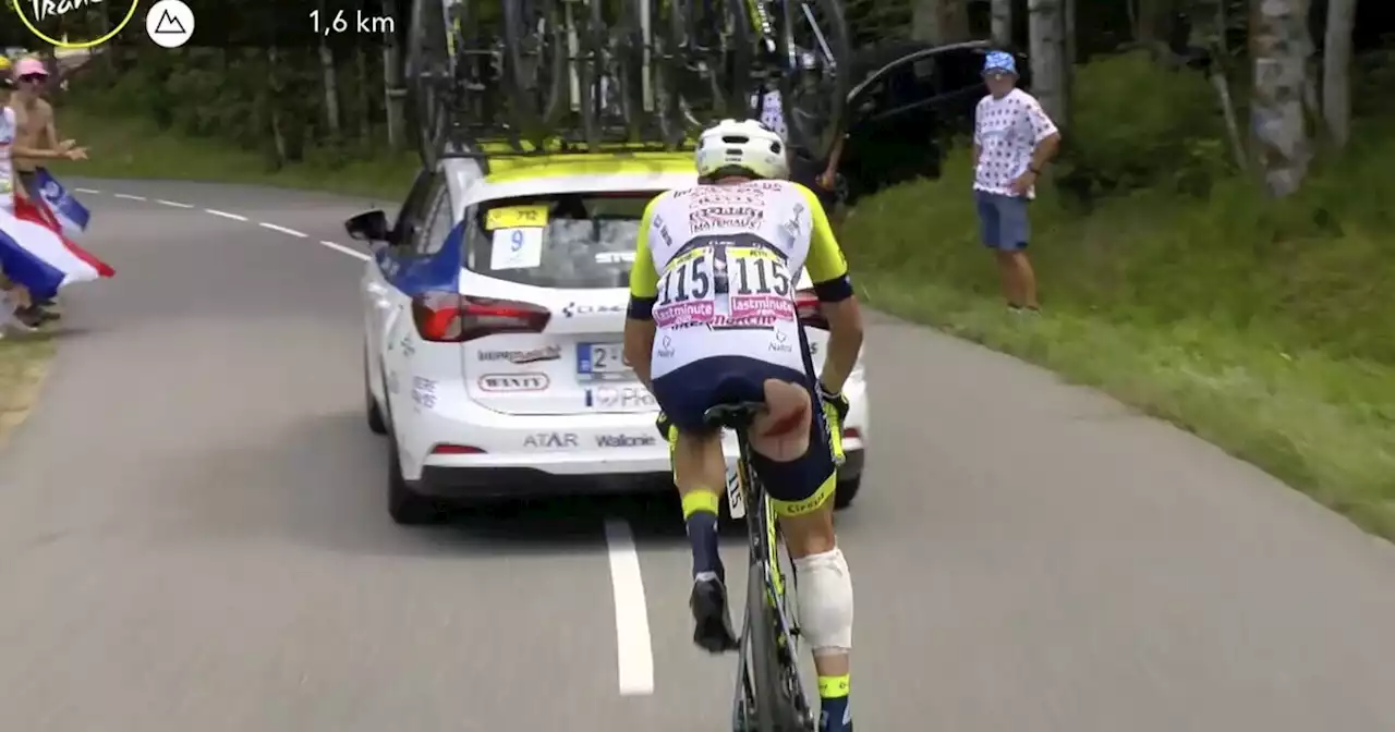 L'impresa dolorosa di Adrien Petit al Tour de France