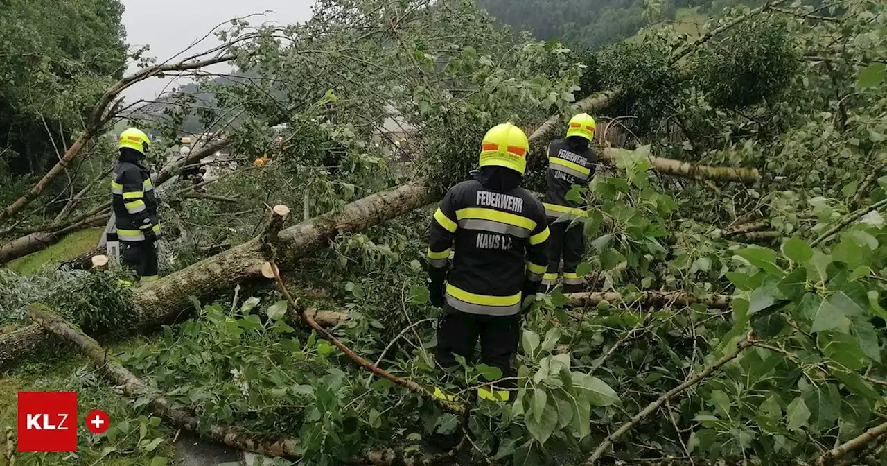 400 Feuerwehrleute im Einsatz - Unwetter im Ennstal: B 320 wieder offen, zahlreiche Verbindungen über Nacht gesperrt