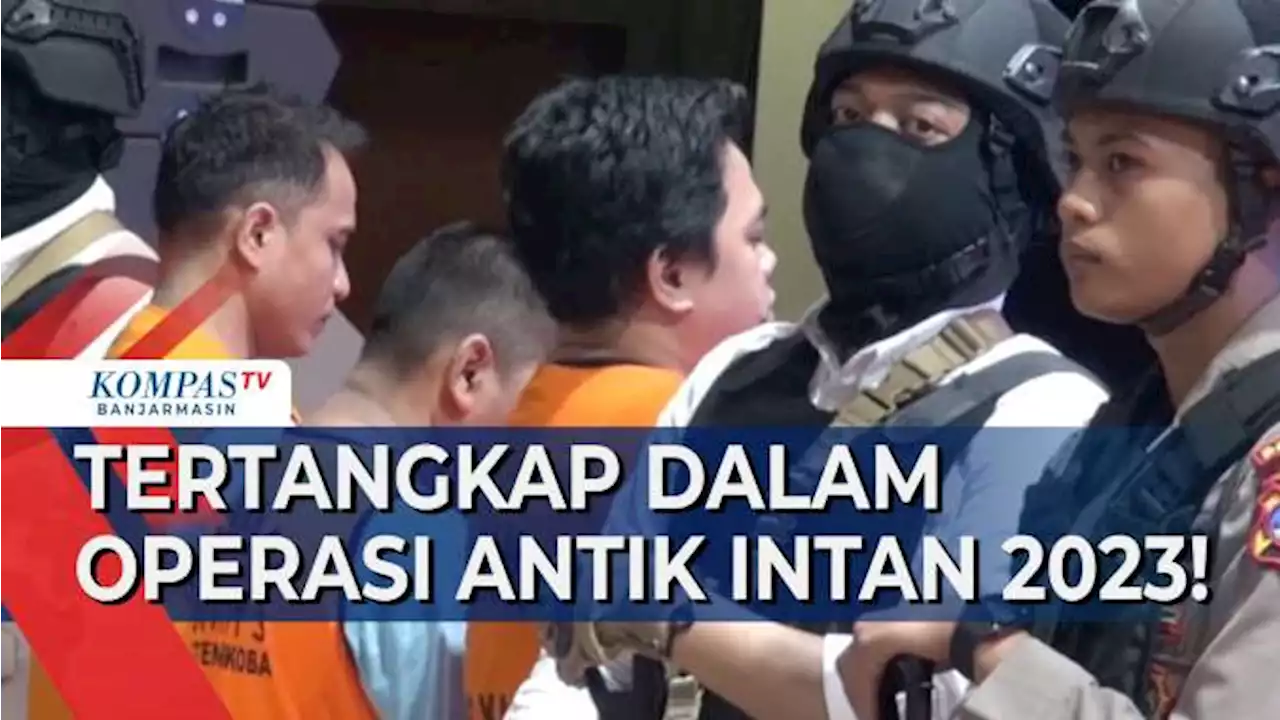 236 Tersangka Ditangkap dalam Operasi Antik Intan 2023 Polda Kalsel, 10,8 Kg Sabu Disita!