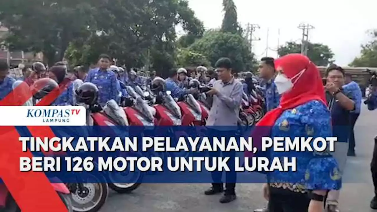 Pemerintah Kota Beri 126 Motor untuk Lurah Demi Pelayanan Warga