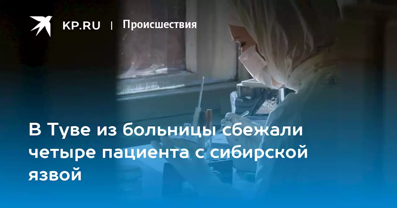 В Туве из больницы сбежали четыре пациента с сибирской язвой