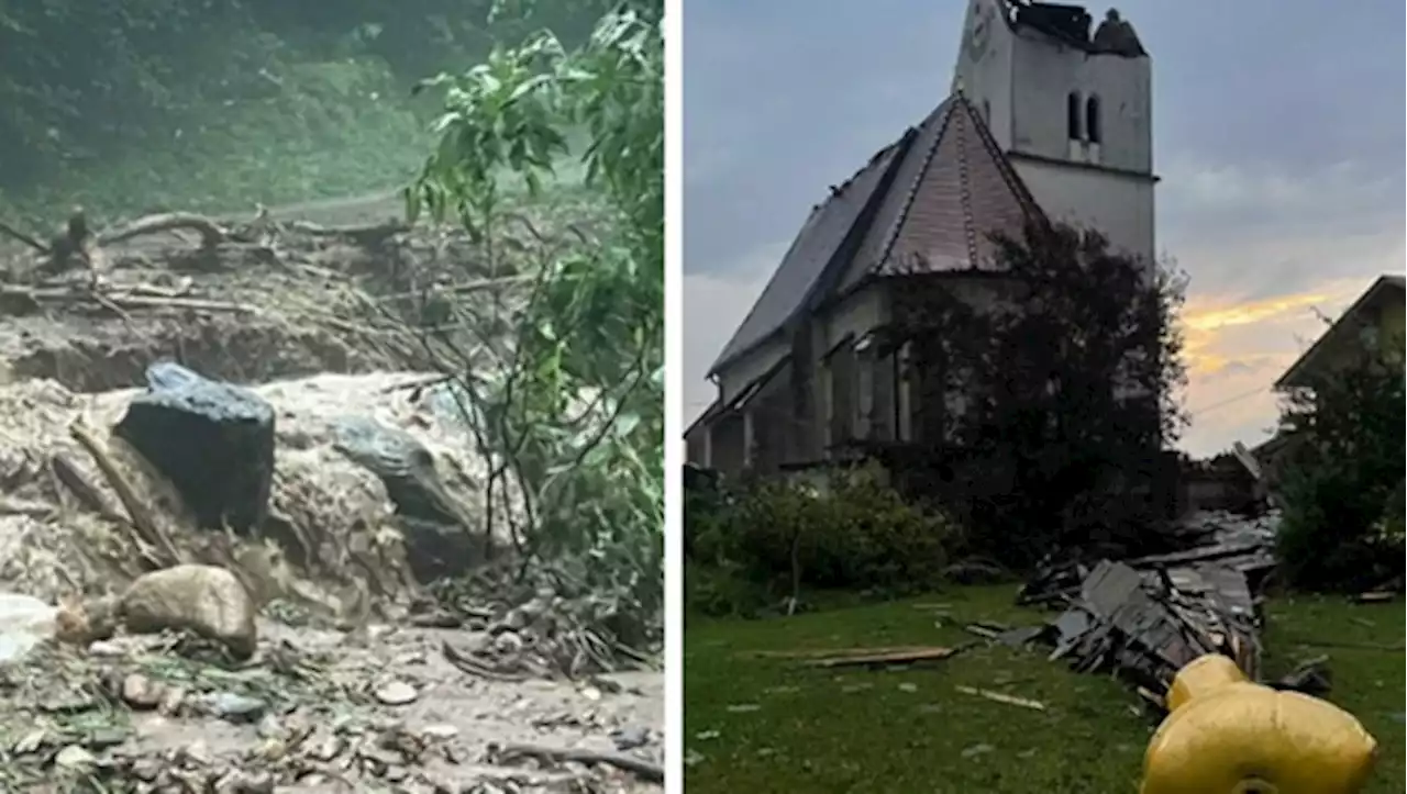 „Wie ein Tornado“: Superzelle wütete über Kärnten