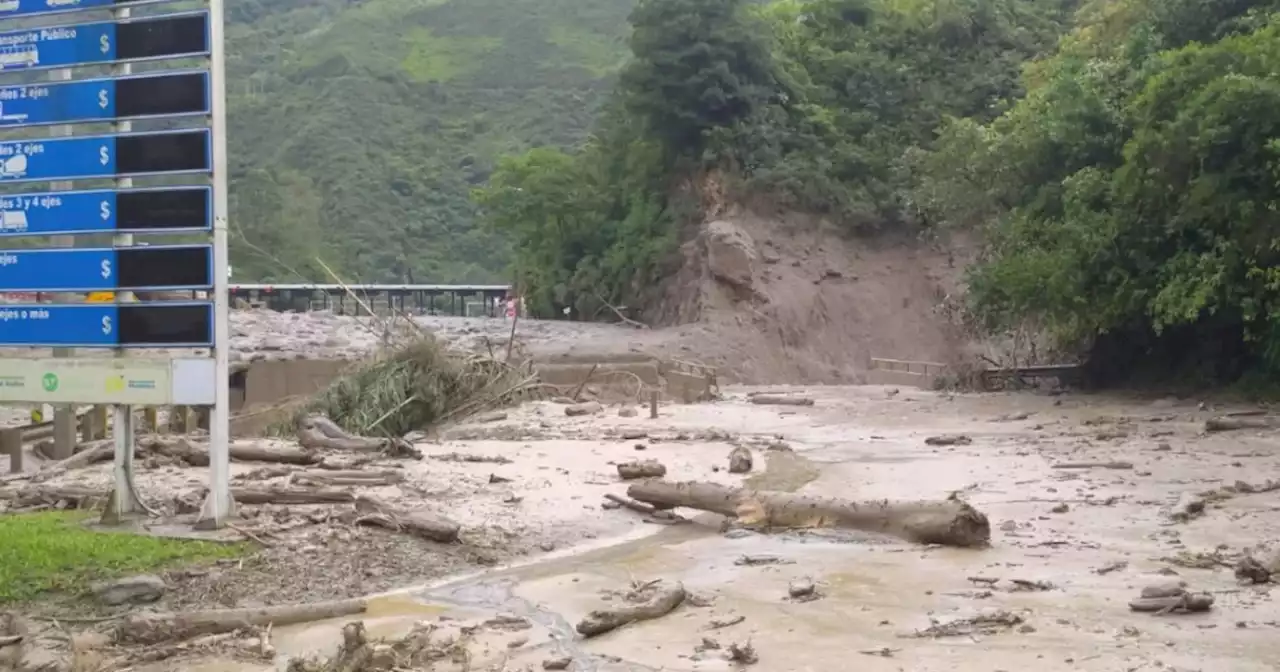 Video: el momento exacto de la avalancha en Quetame, Cundinamarca