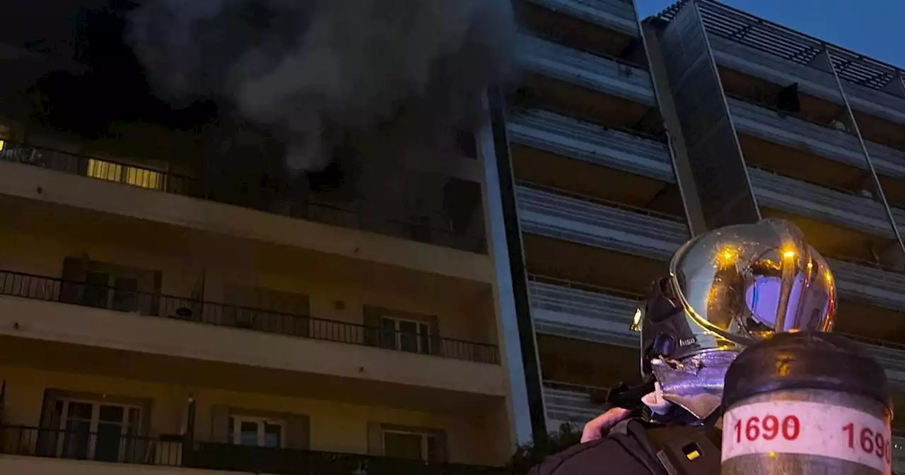 Nice : un violent incendie se déclare dans un appartement, faisant un mort et plusieurs blessés