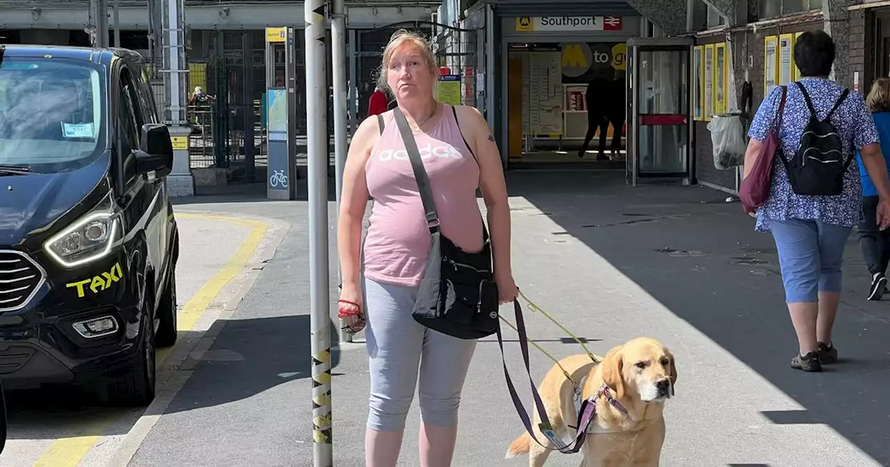 Blind woman forced to walk home in rain as she's 'refused taxi over guide dog'