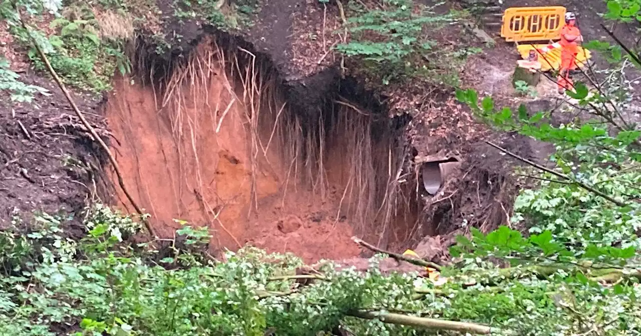 Warning to avoid popular beauty spot after landslide and sewage leak