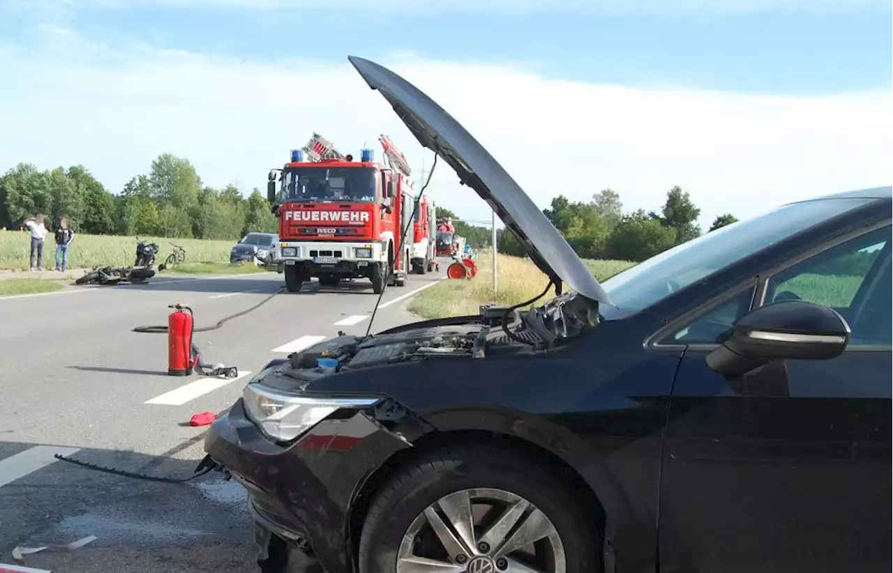 Motorradfahrer (49) kommt bei Unfall nahe Teublitz ums Leben