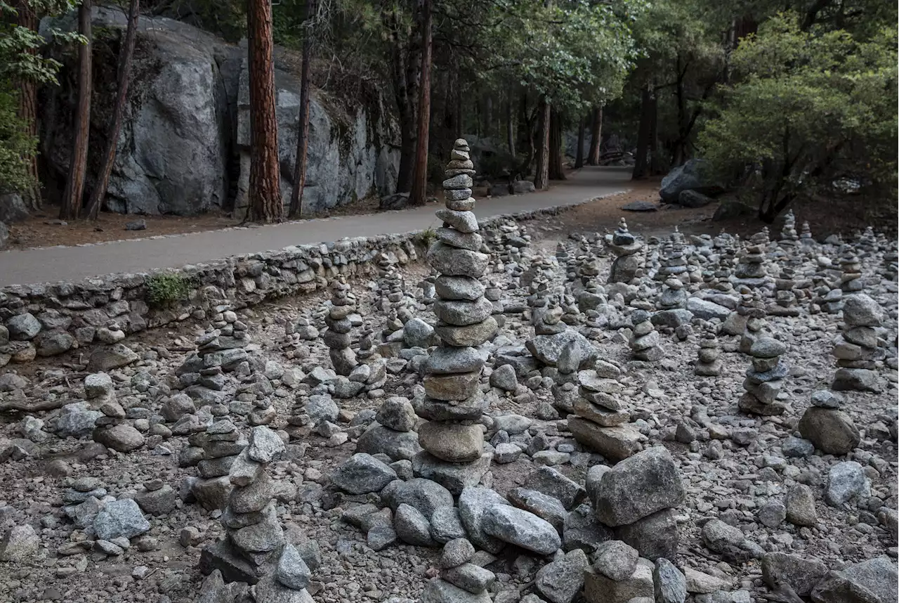 Yosemite's message to visitors: Stop building, knock over rock cairns